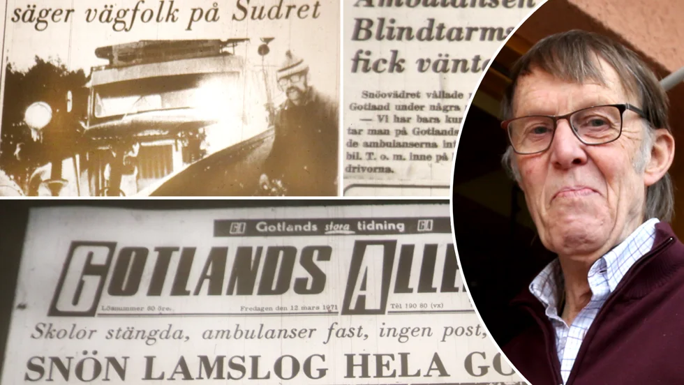 Nils-Erik Åkesson minns det värsta snöfall han varit med om, natten mellan den 10 och 11 mars för 50 år sedan.