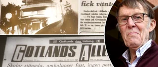Historiskt snöoväder – "Man blev fullständigt chockad"