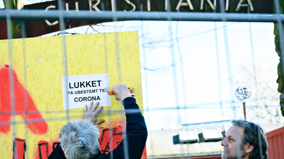 Christiania har på pappret hållit stängt på grund av pandemin. Arkivbild.