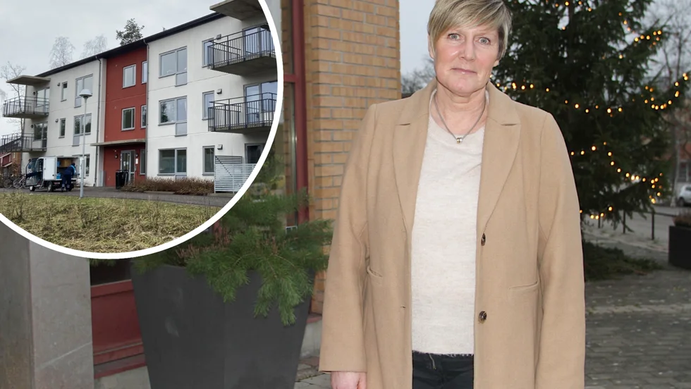 "Vi behöver en permanent lösning – och på sikt vill vi ju också ha fler godkända lägenheter, som vi beställt", säger verksamhetschefen Carina Lundstedt om situationen kring Brunnsvägen 41a.