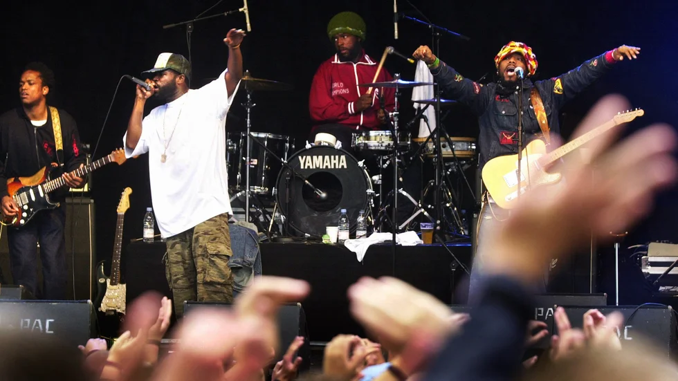 The Roots på scen – efter Malik B:s avhopp. Arkivbild.