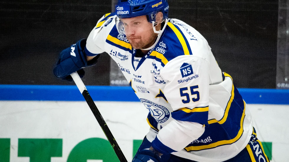 Leksands Jonas Ahnelöv tar hjälp av psykolog för att gå vidare efter den allvarliga skadan. Arkivbild.