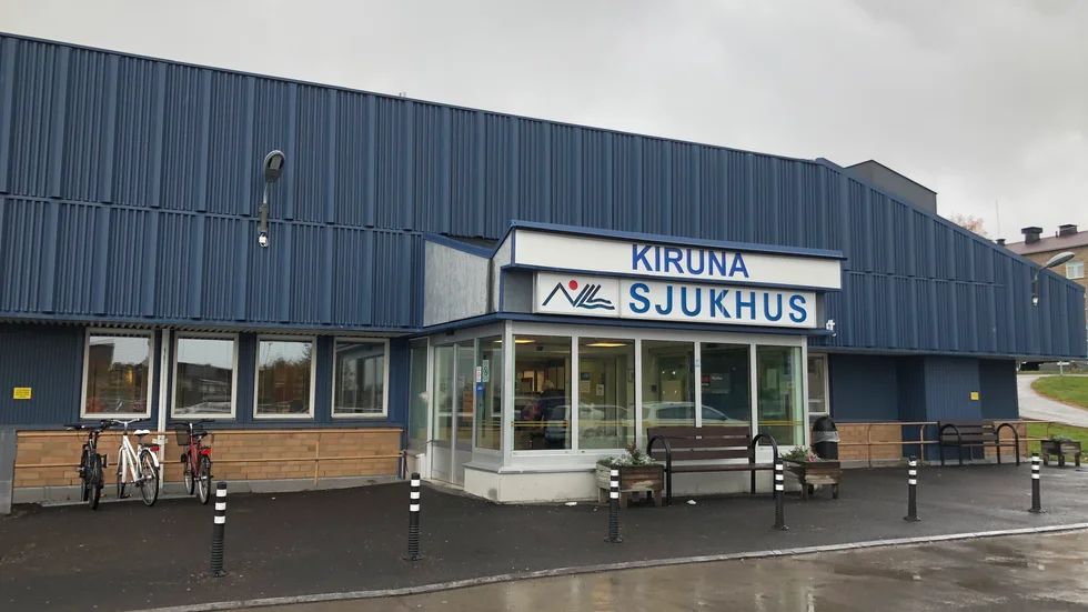 Nuvarande Kiruna sjukhus.  