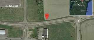 En personbil i trafikolycka