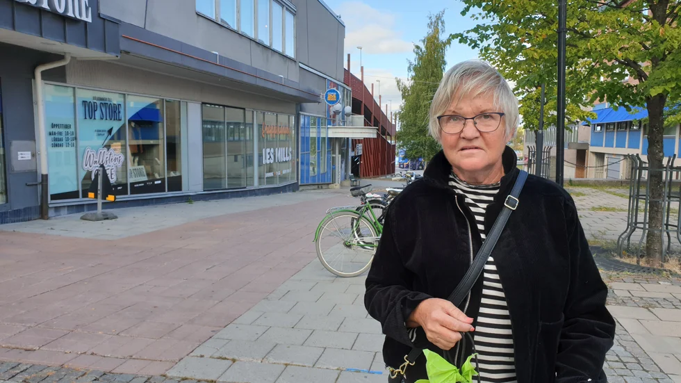 Doris Nyberg var positiv till byggplanerna. "Det skulle väl inte störa. De måste väl bygga på höjden."