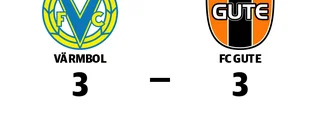Värmbol tappade ledningen mot FC Gute