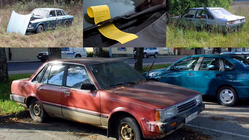 Det börjar med en böteslapp och slutar med skrotning. Antalet felparkerade och övergivna bilar som kommunen forslar bort ökar.