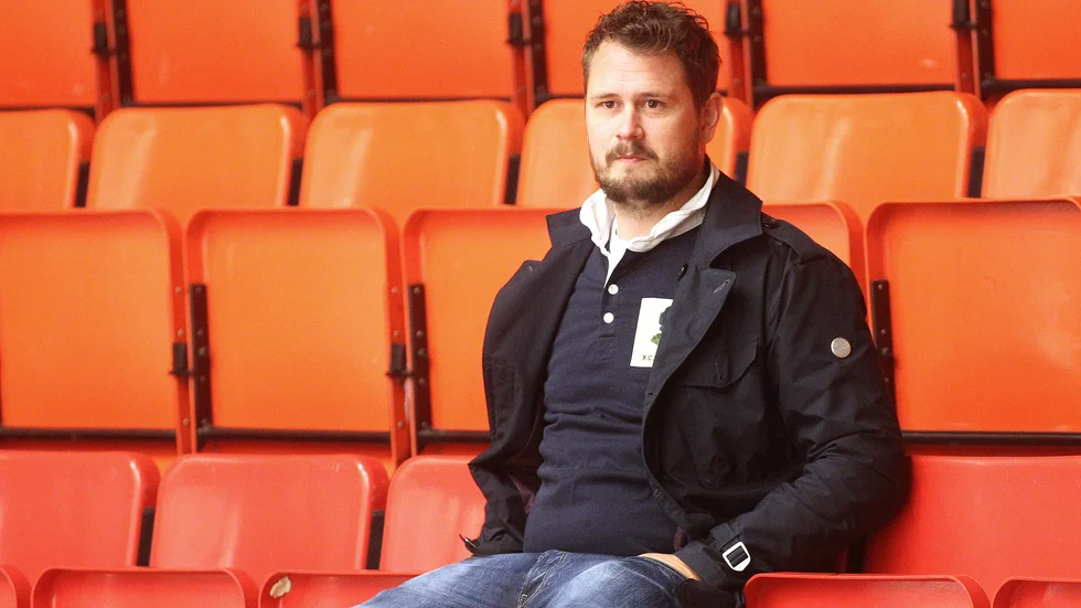 Linus Näsström i Vita Hästens sportgrupp.