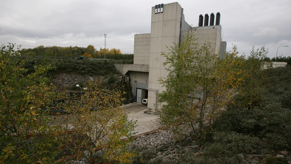Slutförvaret för använt kärnbränsle bör byggas i Forsmark, enligt Östhammar kommun. På bilden slutförvaret för låg och medelaktivt avfall. Arkivbild.