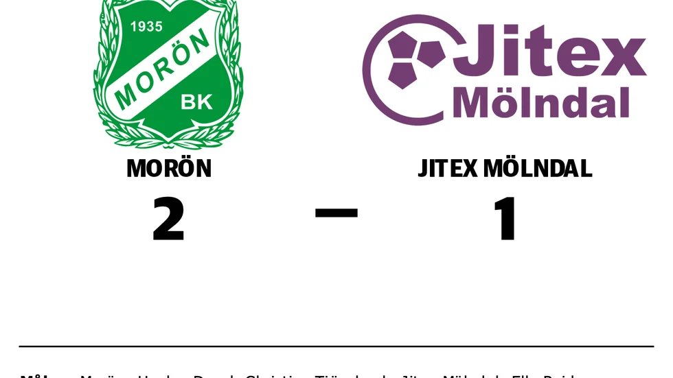 Morön vann mot Jitex Mölndal
