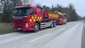 Brand i dike – räddningstjänsten ryckte ut         