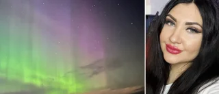 Alisa, 34, fångade norrskenets ljusshow: "Det var otroligt"