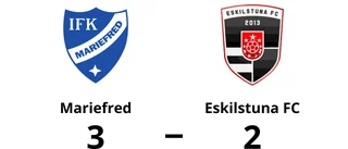 Mariefred vann mot Eskilstuna FC – trots underläge i halvtid