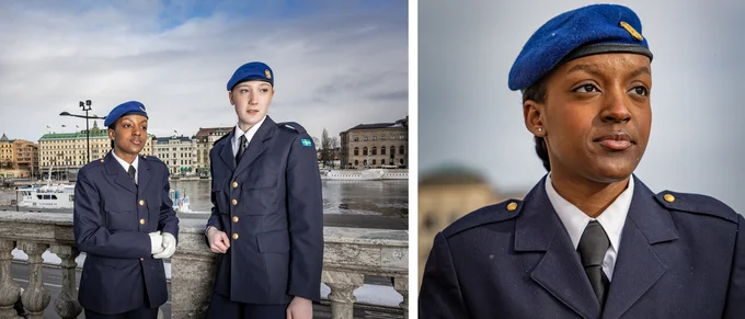 Shannen från Motala är med i pluton – där 95 procent är kvinnor