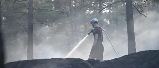 Skogsbrand utanför Nyköping – släckning tog stor del av kvällen