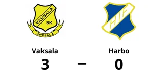 Vaksala vann mot Harbo efter stark andra halvlek