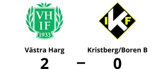 Seger för Västra Harg mot Kristberg/Boren B efter stark andra halvlek