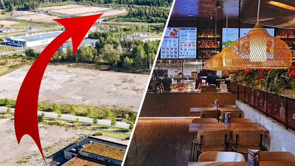 Här, på Lövåsen, öppnar snabbmatskedjan Chopchop.