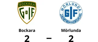 Mörlunda fixade en poäng mot Bockara