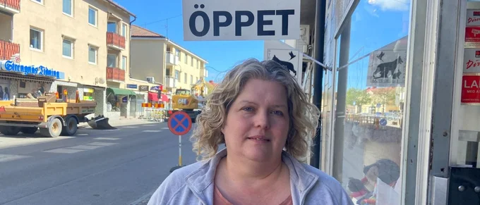 Grävarbete på Storgatan slår hårt mot butiksinnehavare