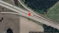 Rådjur innanför viltstängslet på E20