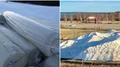 Spara snö-projektet tvingas pausa – duken har börjat förmultna