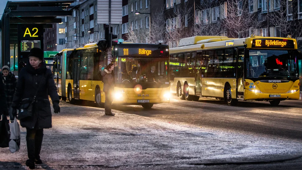 På tisdagseftermiddagen inträffade en bussolycka i centrala Uppsala.
