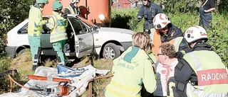 Realistisk övningsolycka på rälsen