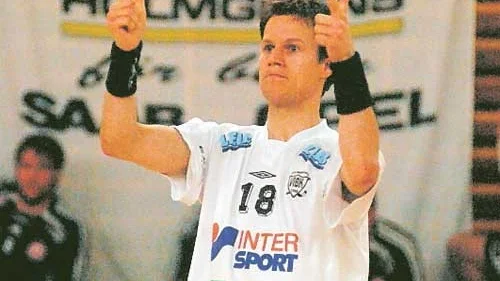 Jonas Friberg stal Kennet Andersson berömda målgest från VM 1994.
