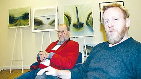 Eksjökonstnärerna Staffan Rehnby och Ronnie Gustafsson ställer ut i Hult.