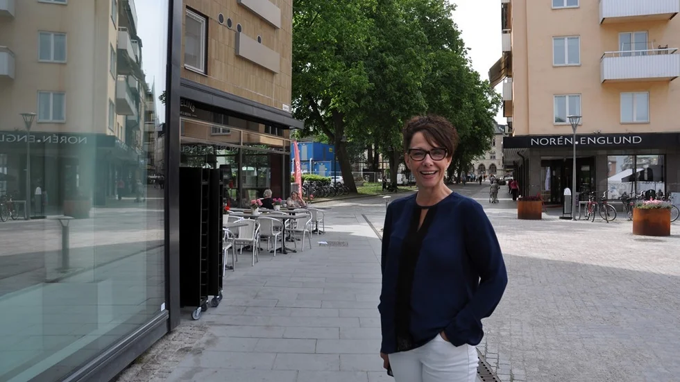 Marianne Lindh tror och hoppas att det blir en härlig dag. Foto: Tommy Pettersson