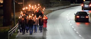 Ljusmanifestation i hoppets tecken