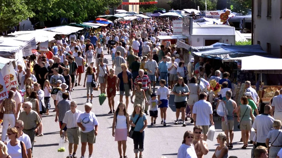 Besökarana på årets marknad uppmanas att ta med vatten.