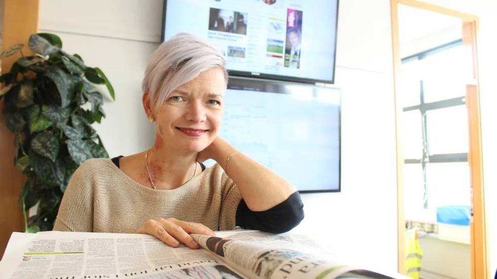 Publisher Anna Lindberg tror på framtiden. "Nyckeln är att slå vakt om vår trovärdighet".