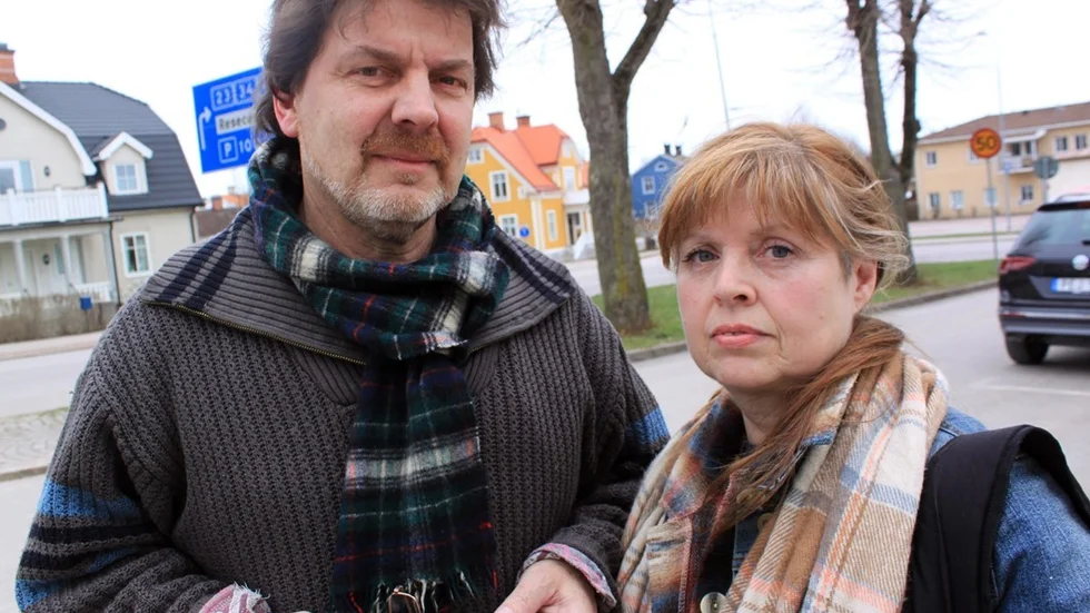 Uwe och Karin Berghoff ger inte upp. De betalar stora pengar för att få hem sin sköldpadda och att Isedor är deras har de stöd i från både Förvaltningsrätten och Kammarrätten. Foto: Rebecca Forsgren Malmström