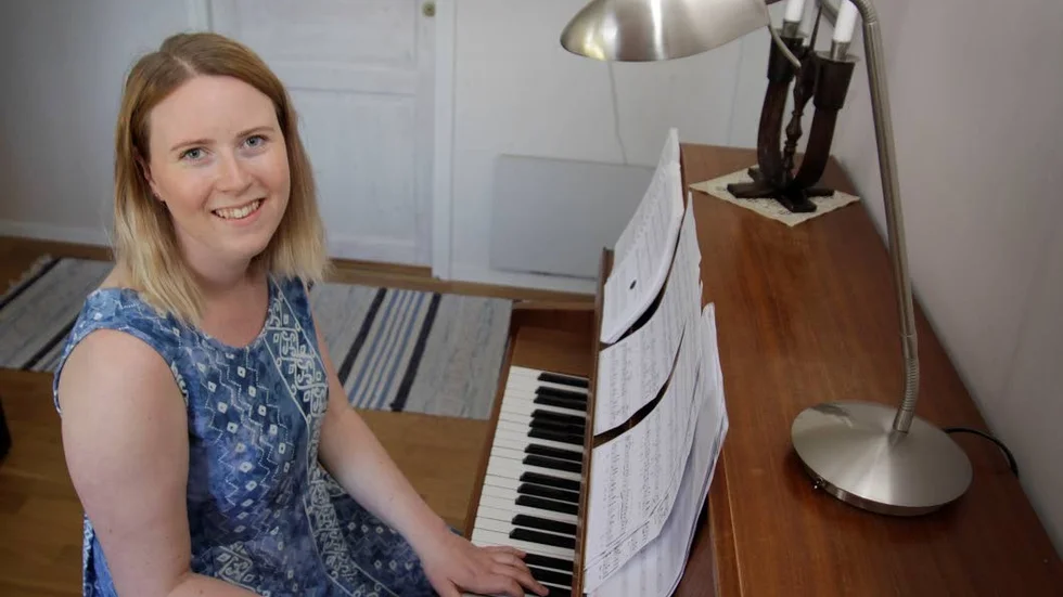 Stipendiat. Pengana, 5 000 kronor, går nog till instrumentvård, tror Karin.