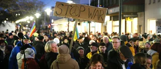 ”Jag kommer minnas kvällen när tusentals gotlänningar manifesterade för Ukrainas rätt”