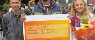 Klätterklubben fick pengar