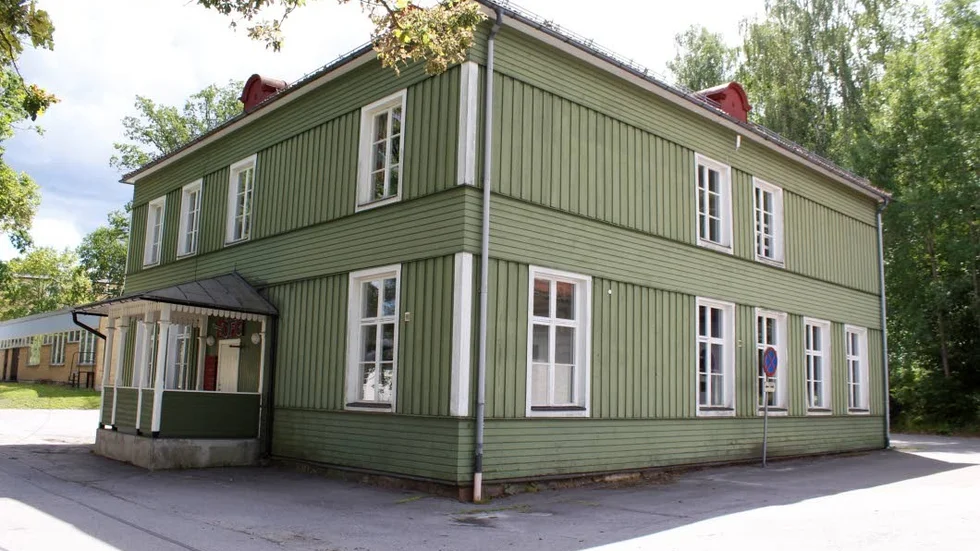 Tom lokal. Den gamla fritidsgården i Överum står tom, och ska säljas.