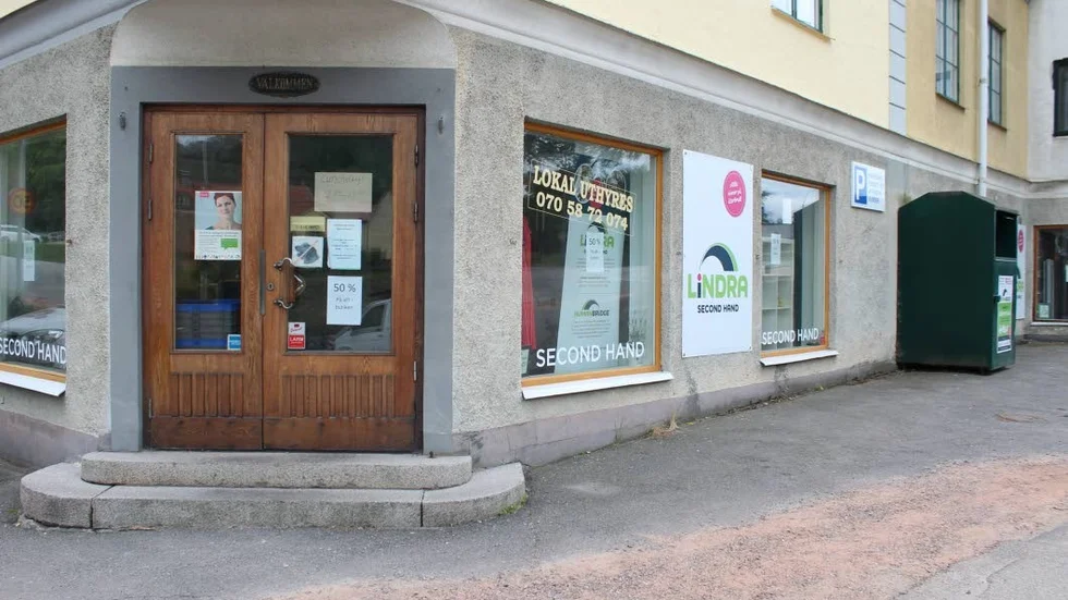Butik. Lindras second hand lägger ner i Gamleby.