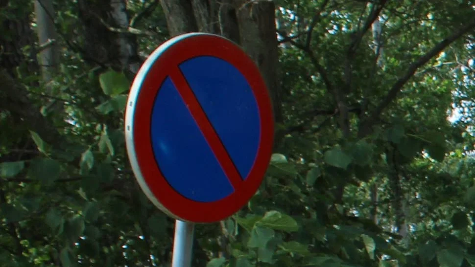 Förbud att parkera.