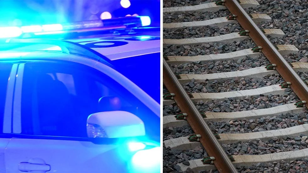 Polis fick rycka ut efter ett larm om en hotfull person på ett tåg.