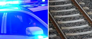 Man uppträdde hotfullt på tåg