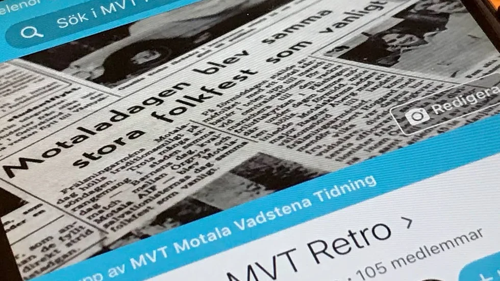 Nostalgi är populärt i tidningen. Nu har MVT även startat en Facebook-grupp på temat.