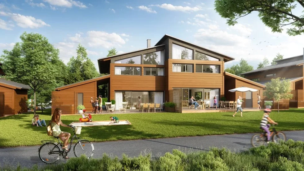 Sip Homes bygglov på Syréngatan gäller parhus av den här modellen.