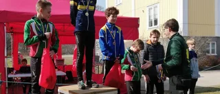 Topplaceringar i första tävlingen
