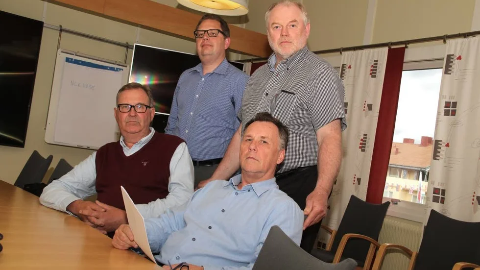 "Inte helt lätta beslut som väntar", konstaterar kvartetten med Christer Segerstéen (M), Lars Karlsson (L), Conny Forsberg (S) och Anders Ljung (C).