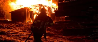 I NATT: Hus brann ner till grunden