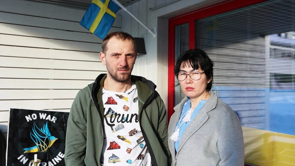 Mykhailo Gret och Azhar Abdigapparova åker på lördag ner mot Ukraina från Kiruna där se samlat in en hel del till det ukrainska folket. "Vi vill verkligen tacka Kirunaborna för all hjälp".