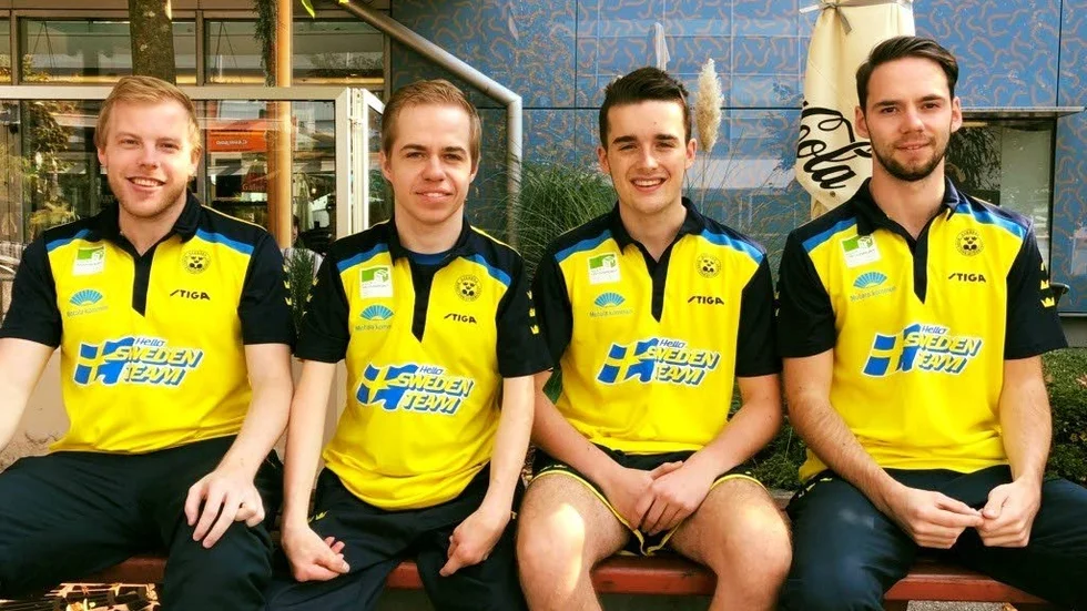Linus Karlsson, Alexander Öhgren, Daniel Gustafsson och Emil Andersson.